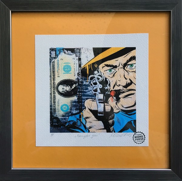GANGSTER GUN - Fine Art Paper - Michel Friess