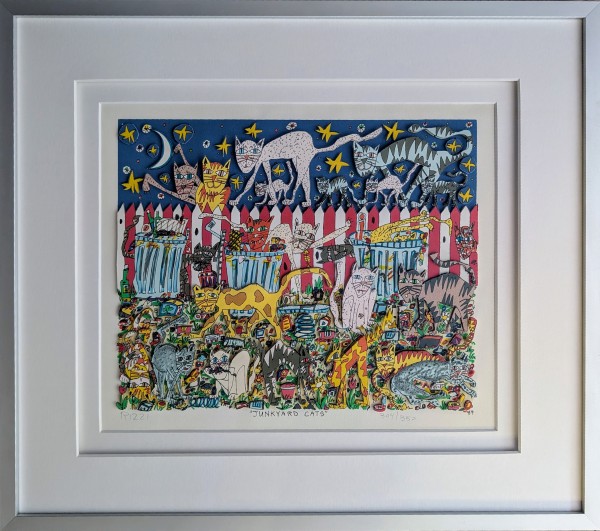 JUNKYARD CATS (1989) plus großes Rizzi Fanpaket - JAMES RIZZI