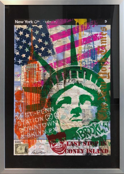 NEW YORK SUBWAY MAP - MICHEL FRIESS