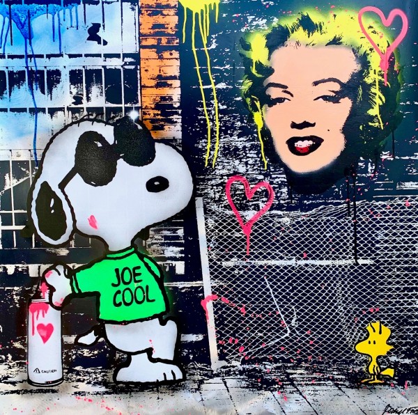 SNOOPY & MARILYN - MICHEL FRIESS - ALU