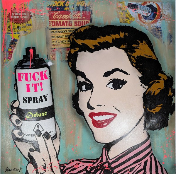 OLD ADS FUCK IT SPRAY - MICHEL FRIESS