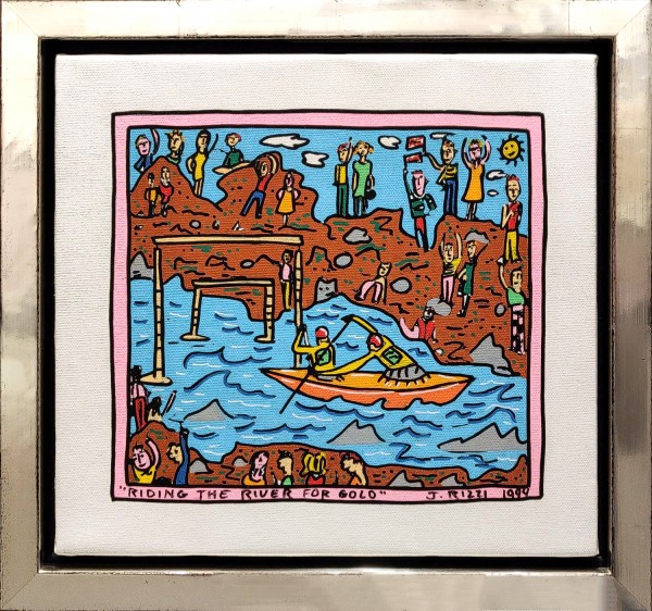 RIDING THE RIVER FOR GOLD (1994) UNIKAT - JAMES RIZZI