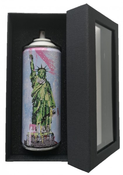 'LIBERTY' 2020 SPRAY CAN WHITE by Mr. Brainwash