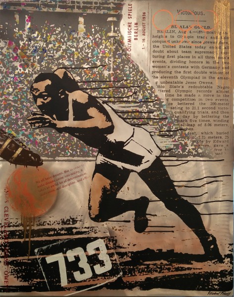 JESSE OWENS - ALUMINIUM - Michel Friess