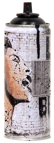 'BILLIE IS BEAUTIFUL' 2020 SPRAY CAN BLACK by Mr. Brainwash