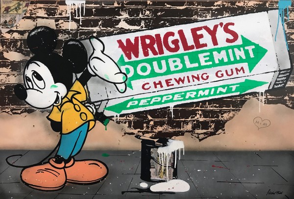MICKEY WRIGLEY'S - CANVAS
