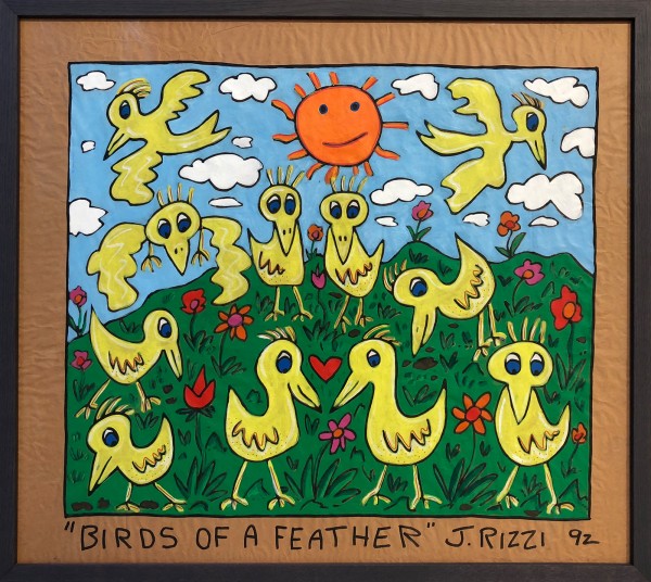 BIRDS OF A FEATHER - JAMES RIZZI - UNIKAT (1992)