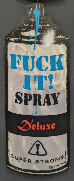 FUCK IT SPRAY (BLUE) - MICHEL FRIESS