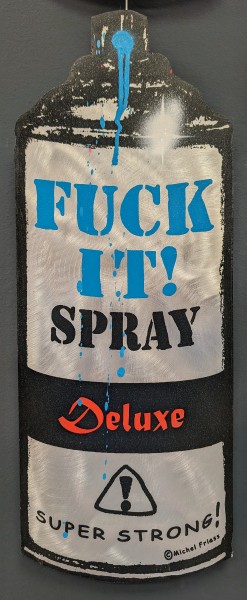 FUCK IT SPRAY (BLUE) - MICHEL FRIESS