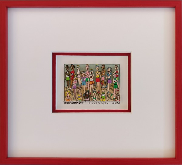 RUN RUN RUN (2002) - JAMES RIZZI inkl. Rahmen