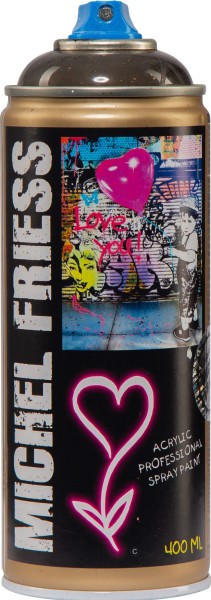 SPRAY CAN BLACK by MICHEL FRIESS