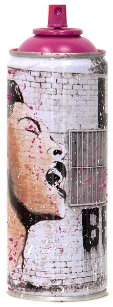 'BILLIE IS BEAUTIFUL' 2020 SPRAY CAN MAGENTA by Mr. Brainwash