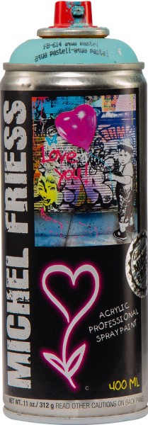 SPRAY CAN AQUA PASTELL by MICHEL FRIESS