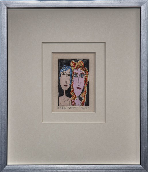 LOVERS - ETCHING (1978) - JAMES RIZZI