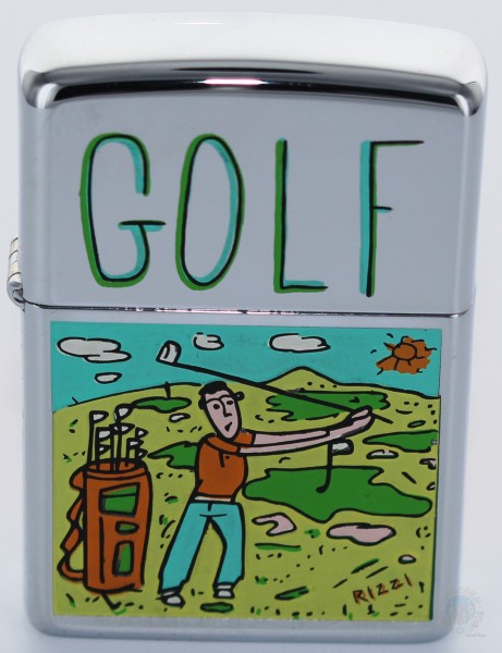 James Rizzi Zippo Feuerzeug GOLF