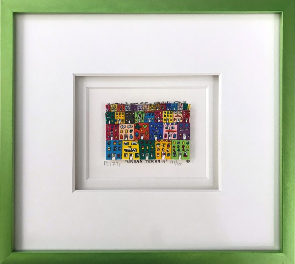URBAN TERRAIN (1990) - JAMES RIZZI inkl. Rahmen
