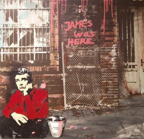 JAMES WAS HERE - ALUMINIUM - Michel Friess