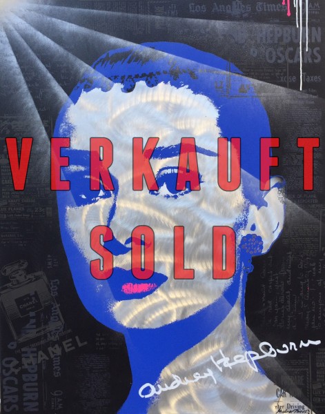 BLUE AUDREY - ALUMINIUM - Michel Friess