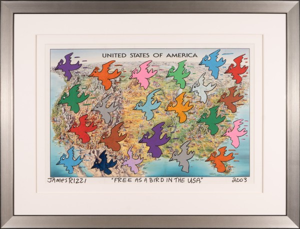 FREE AS A BIRD IN THE USA - UNIKAT (2003) - JAMES RIZZI