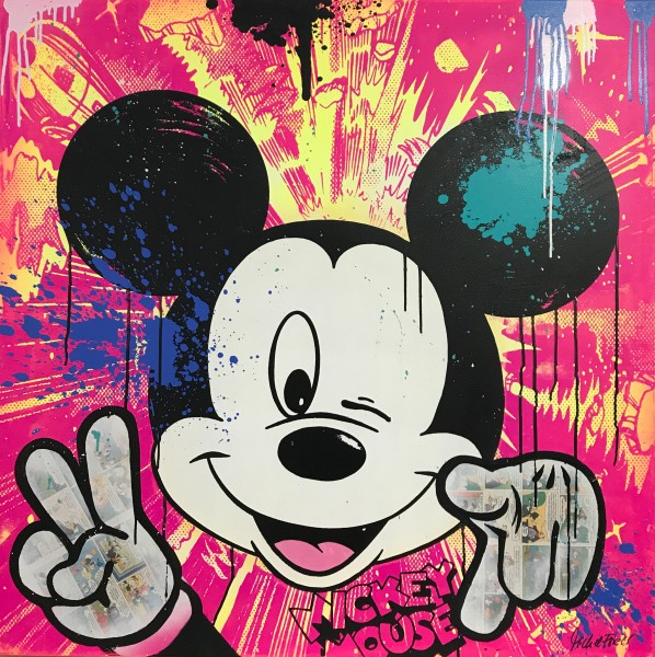 MICKEY SPLASH - CANVAS