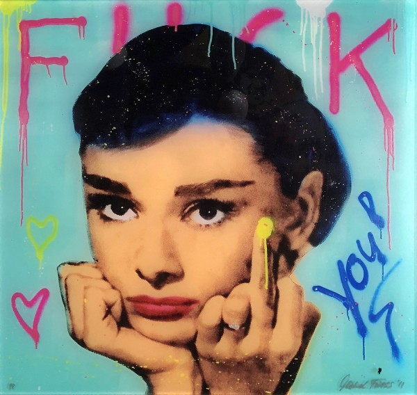 AUDREY FK YOU - ACRYL - MICHEL FRIESS